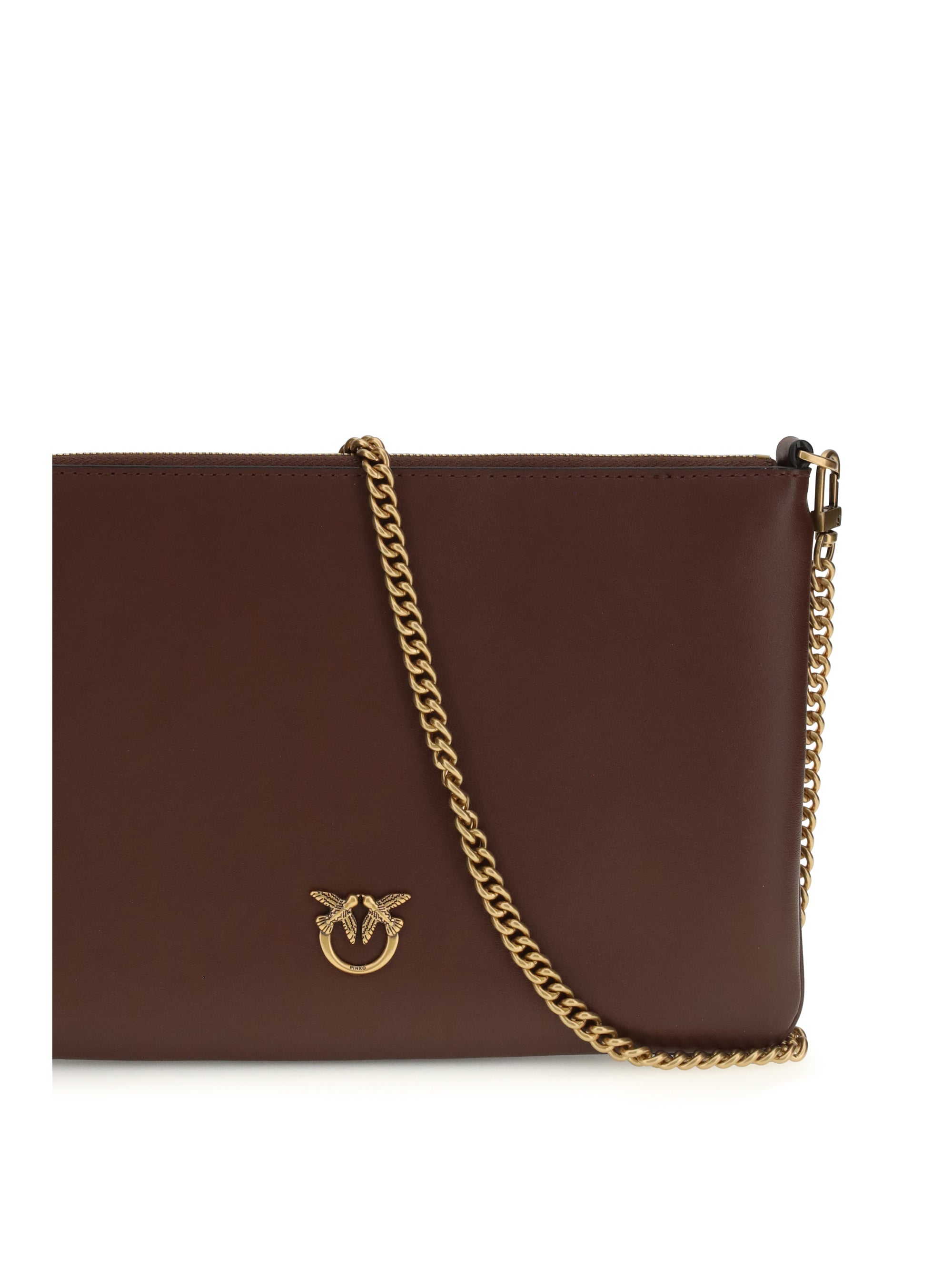 PINKO OS leather shoulder bag