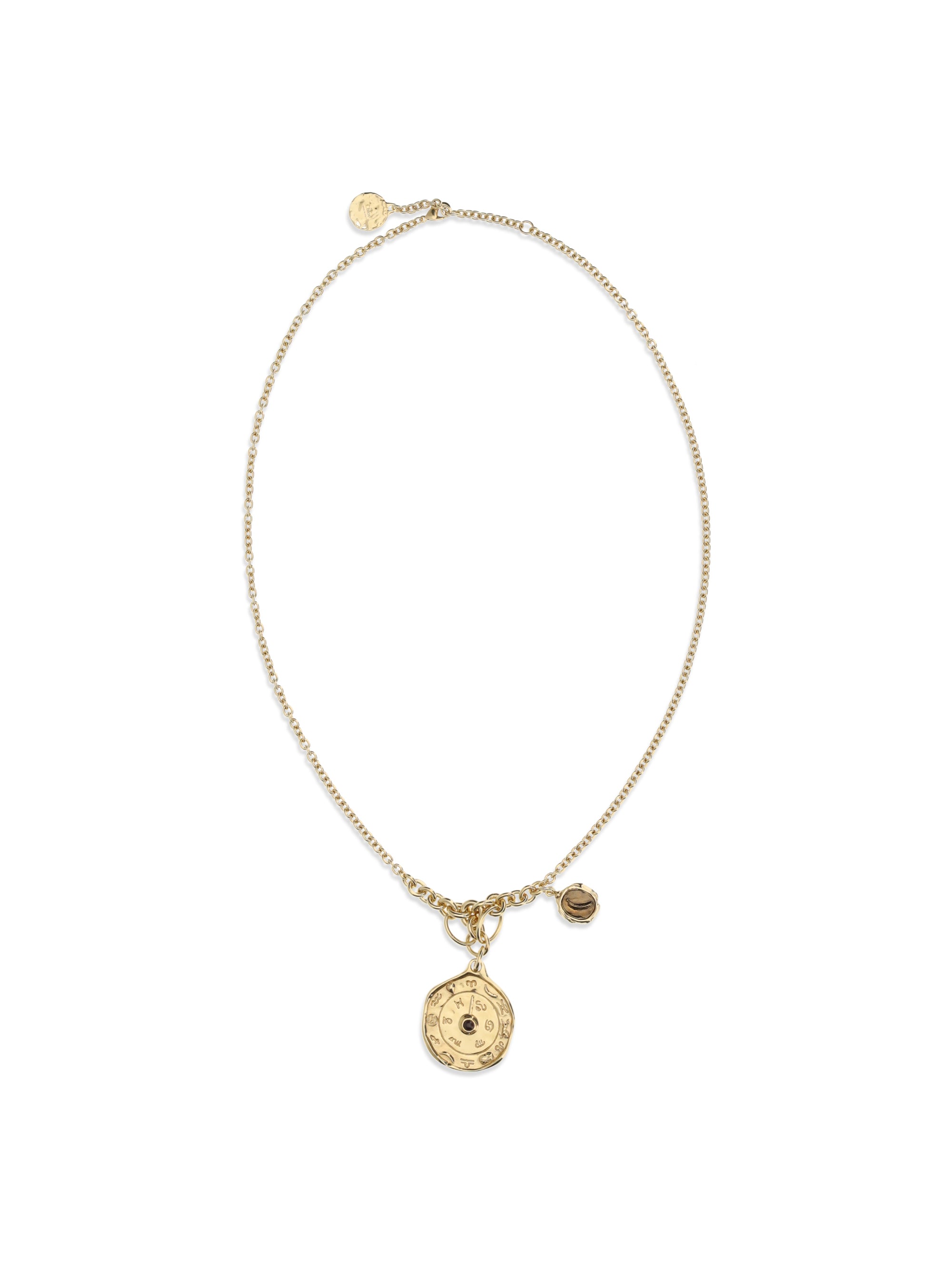 CHLOÉ OS medals pendant necklace