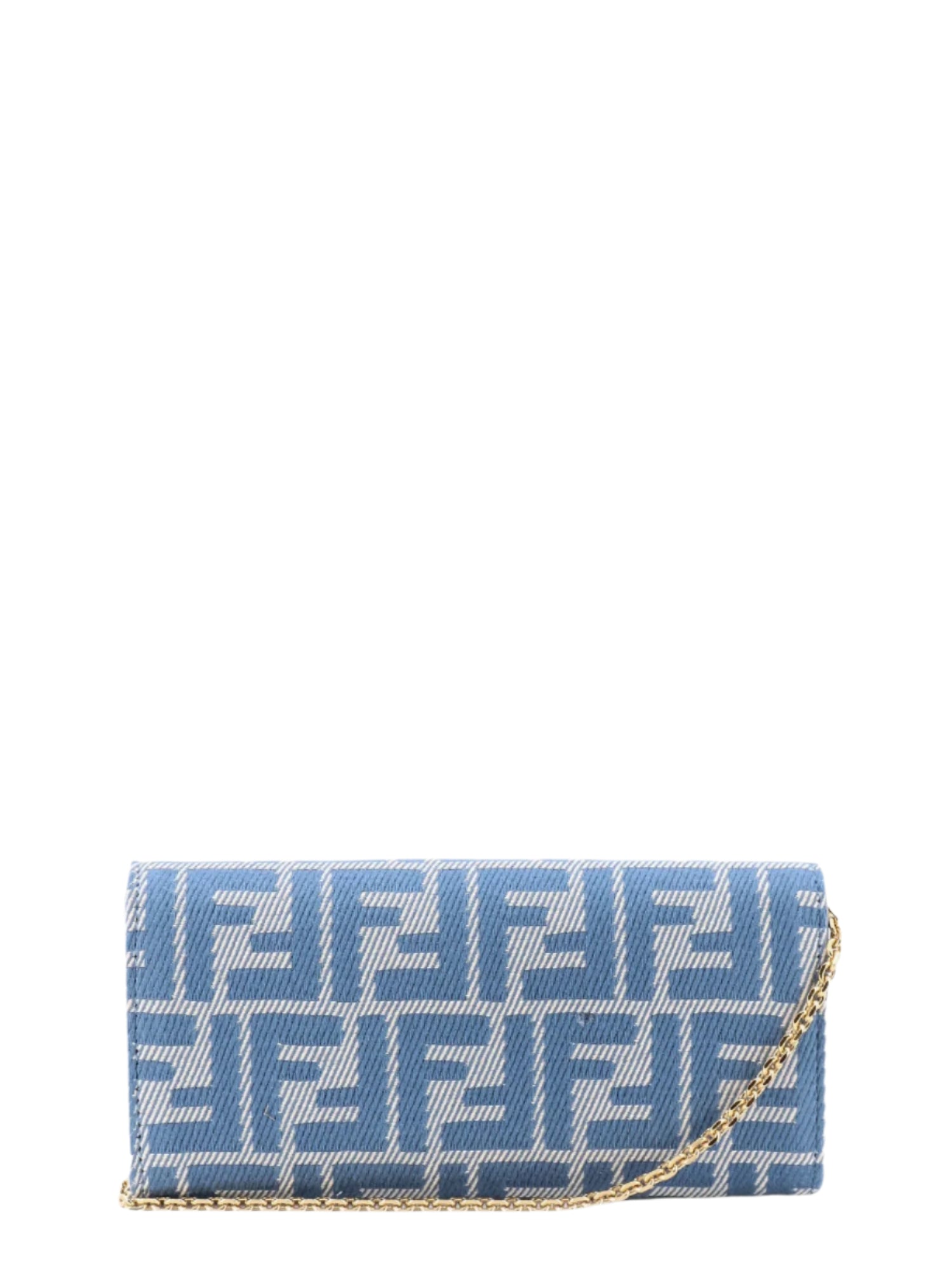FF Baguette 牛仔链条钱包