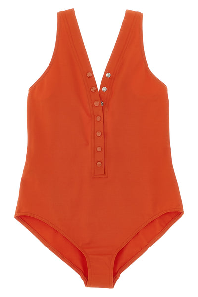 icône one-piece swimsuit in peau douce* fabric