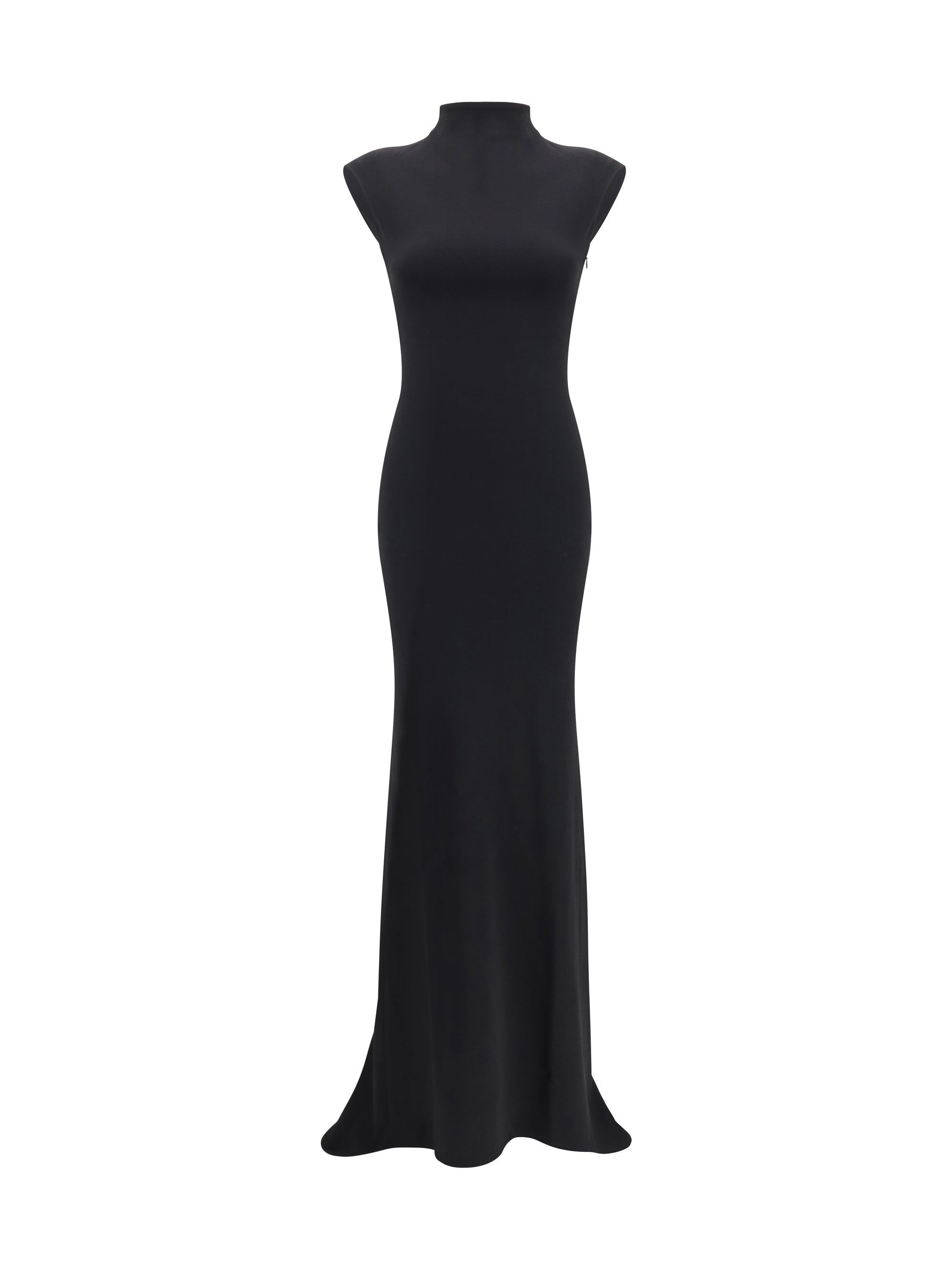 JACQUEMUS S black long alba dress