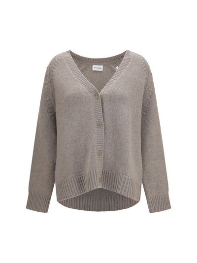 v-neck button cardigan