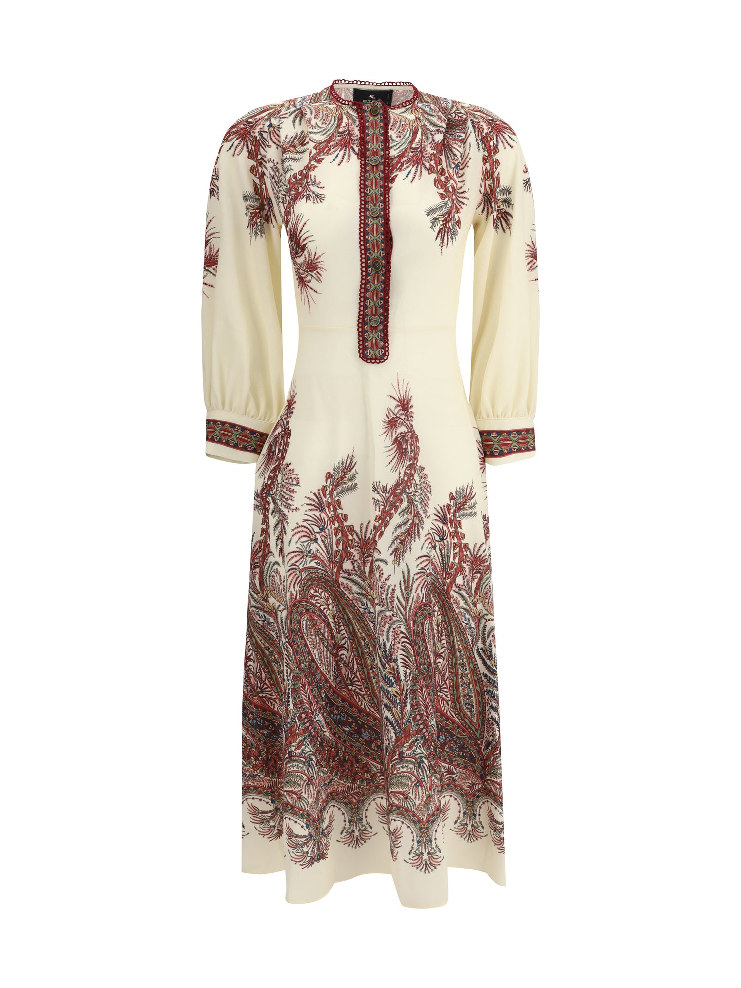 ETRO 40 sablé long dress