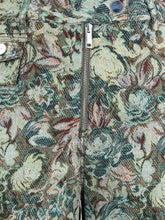 GANNI 36 printed stretched cotton pants