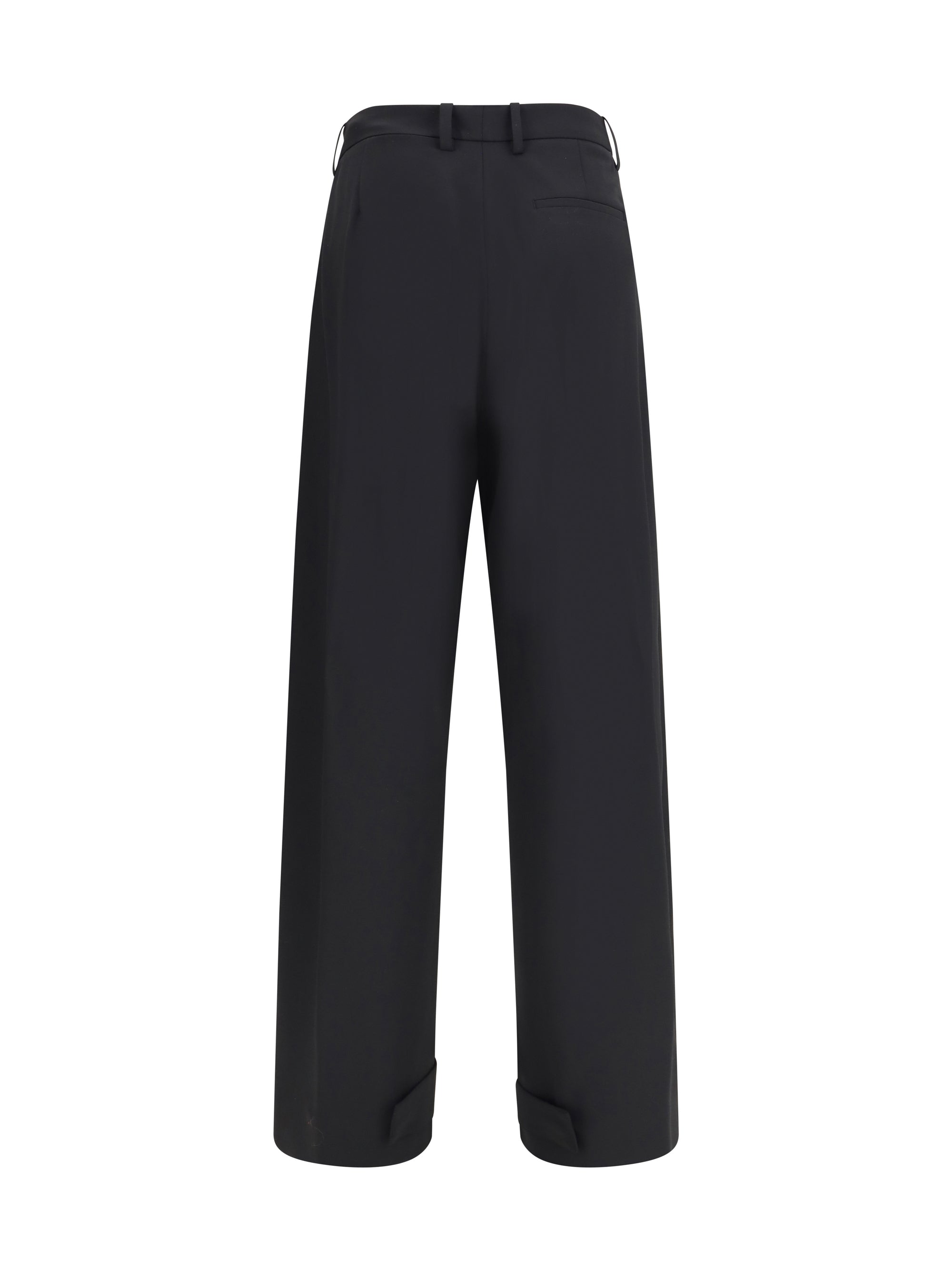 MONCLER X EDWARD ENNINFUL 40 moncler x ee72 trousers by edward enninful in stretch technical wool