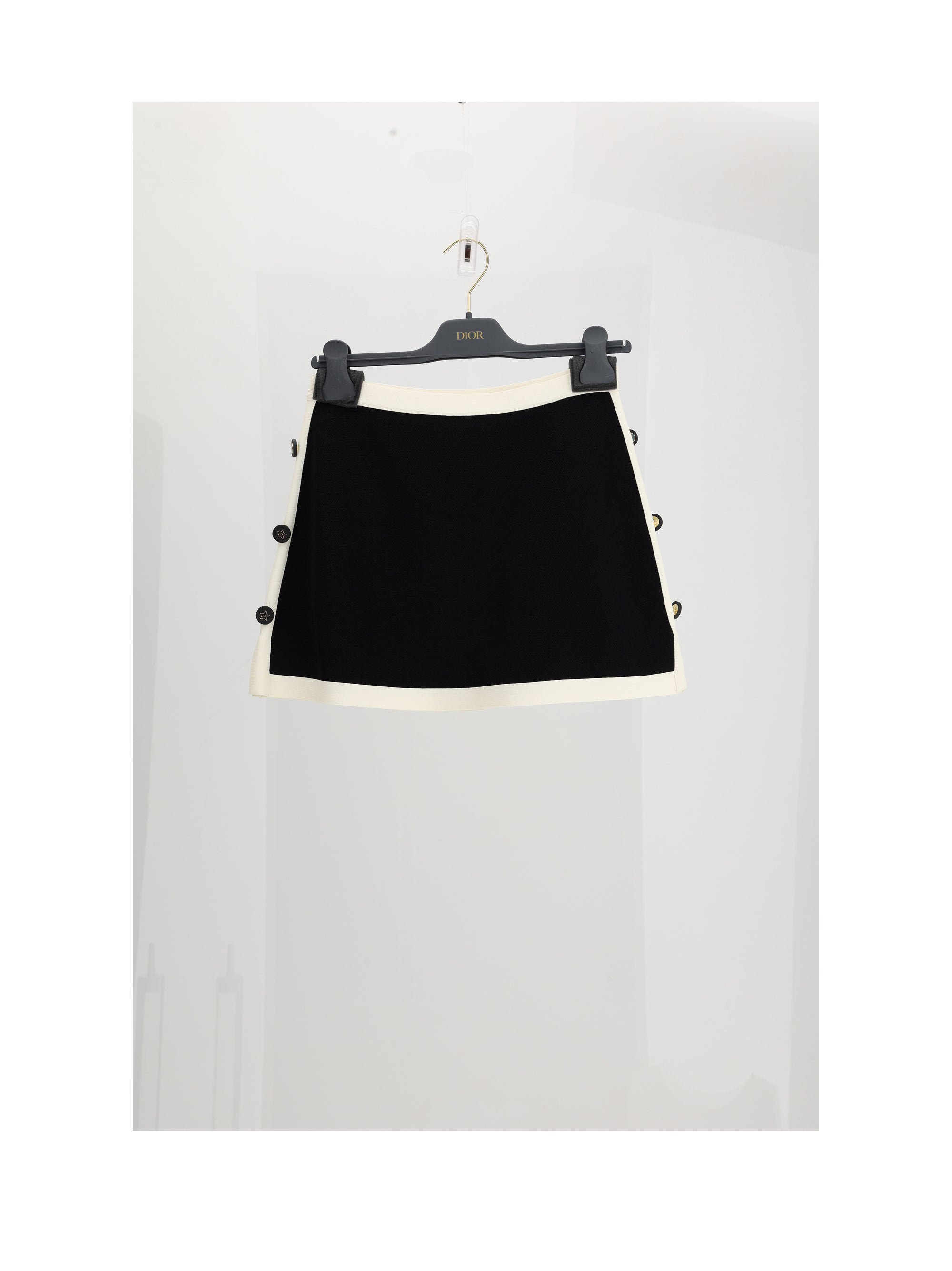 DIOR 36 gonna blu profilo bianco