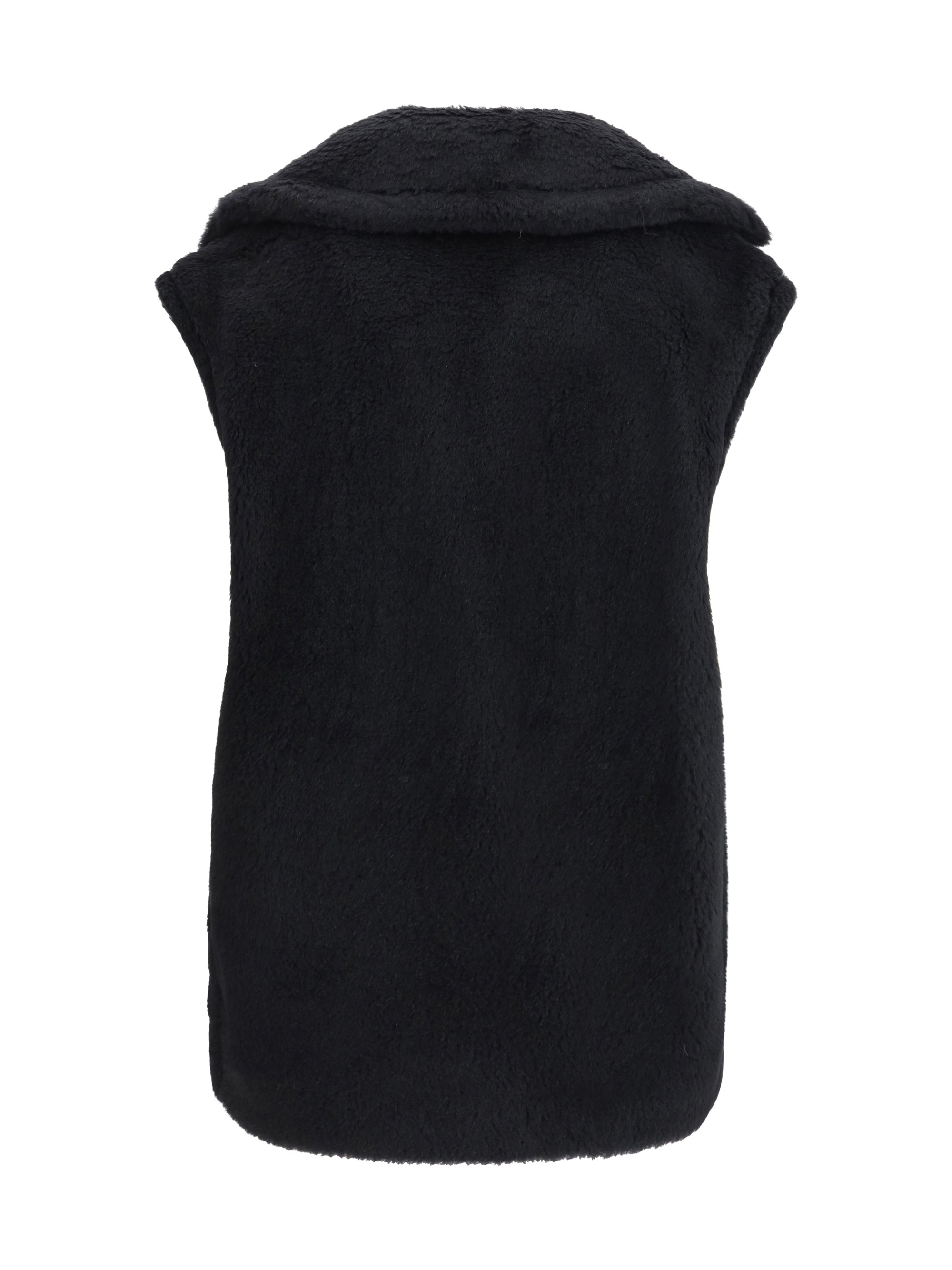 MAX MARA 38 teddy alpaca and wool vest