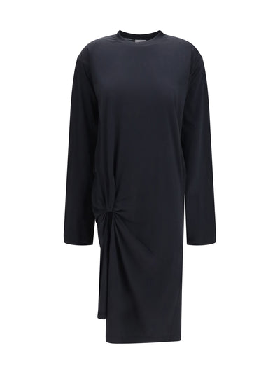 twisted-knot cotton dress