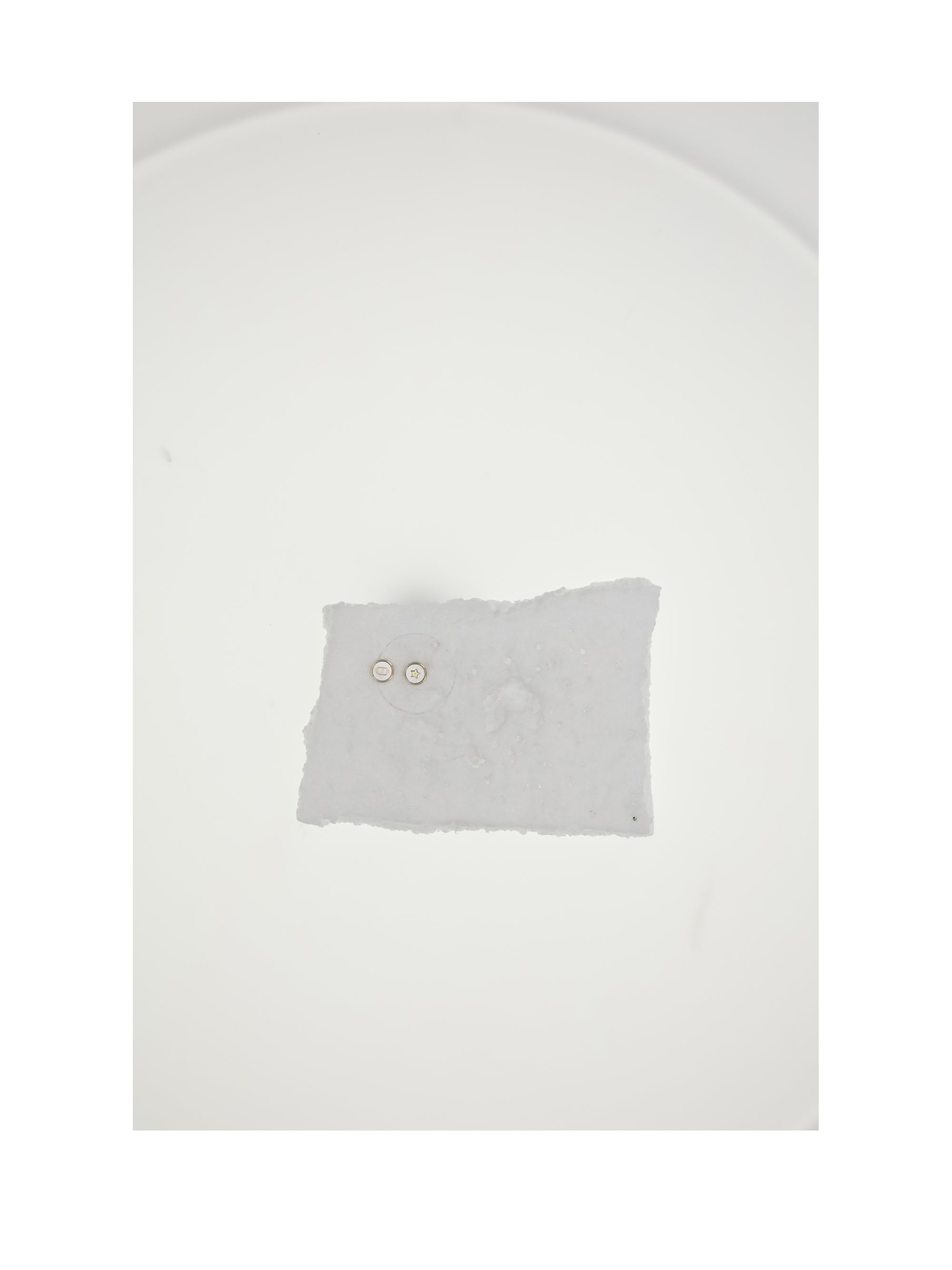 DIOR OS d-luck stud earrings