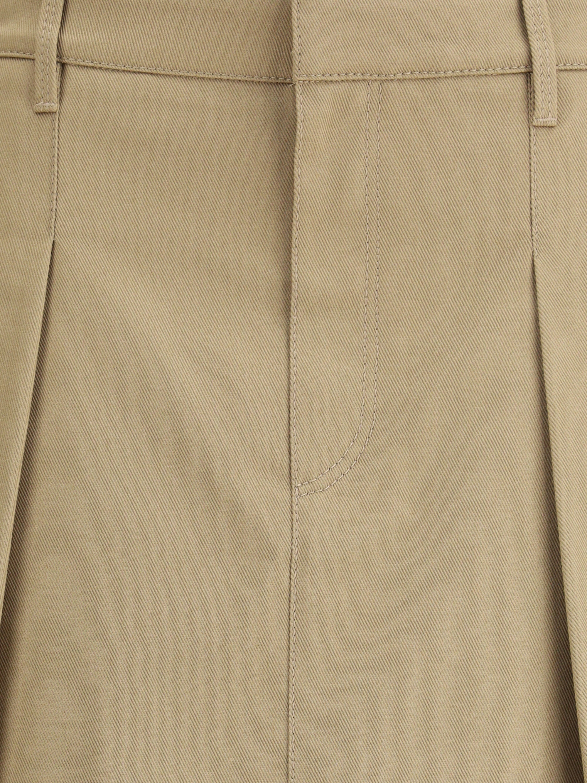 BRUNELLO CUCINELLI 38 pleated cotton short skirt