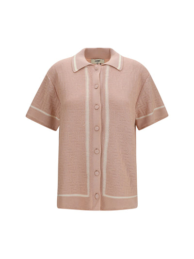 ff all-over crochet shirt