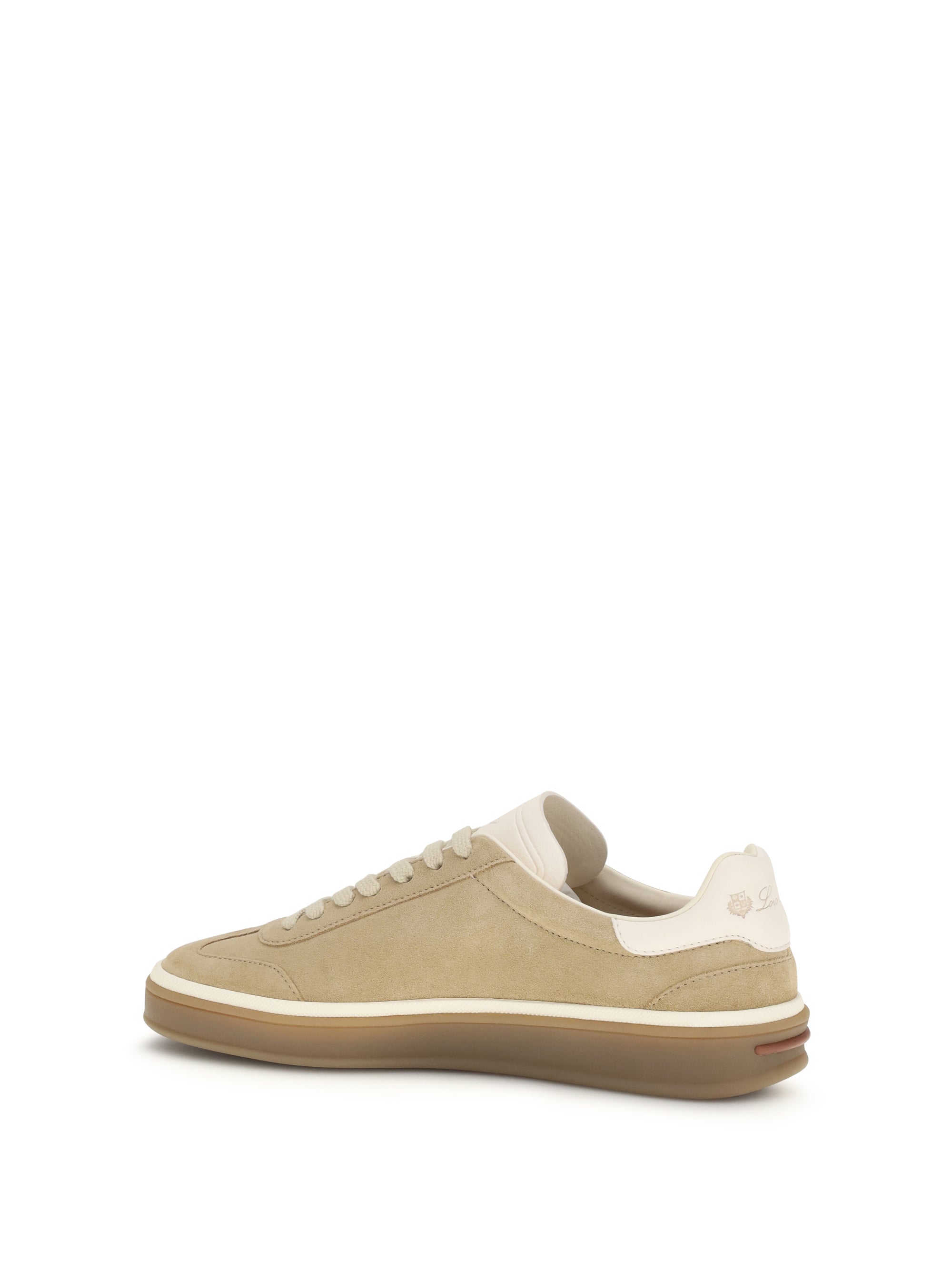 LORO PIANA 36 suede tennis walk sneakers
