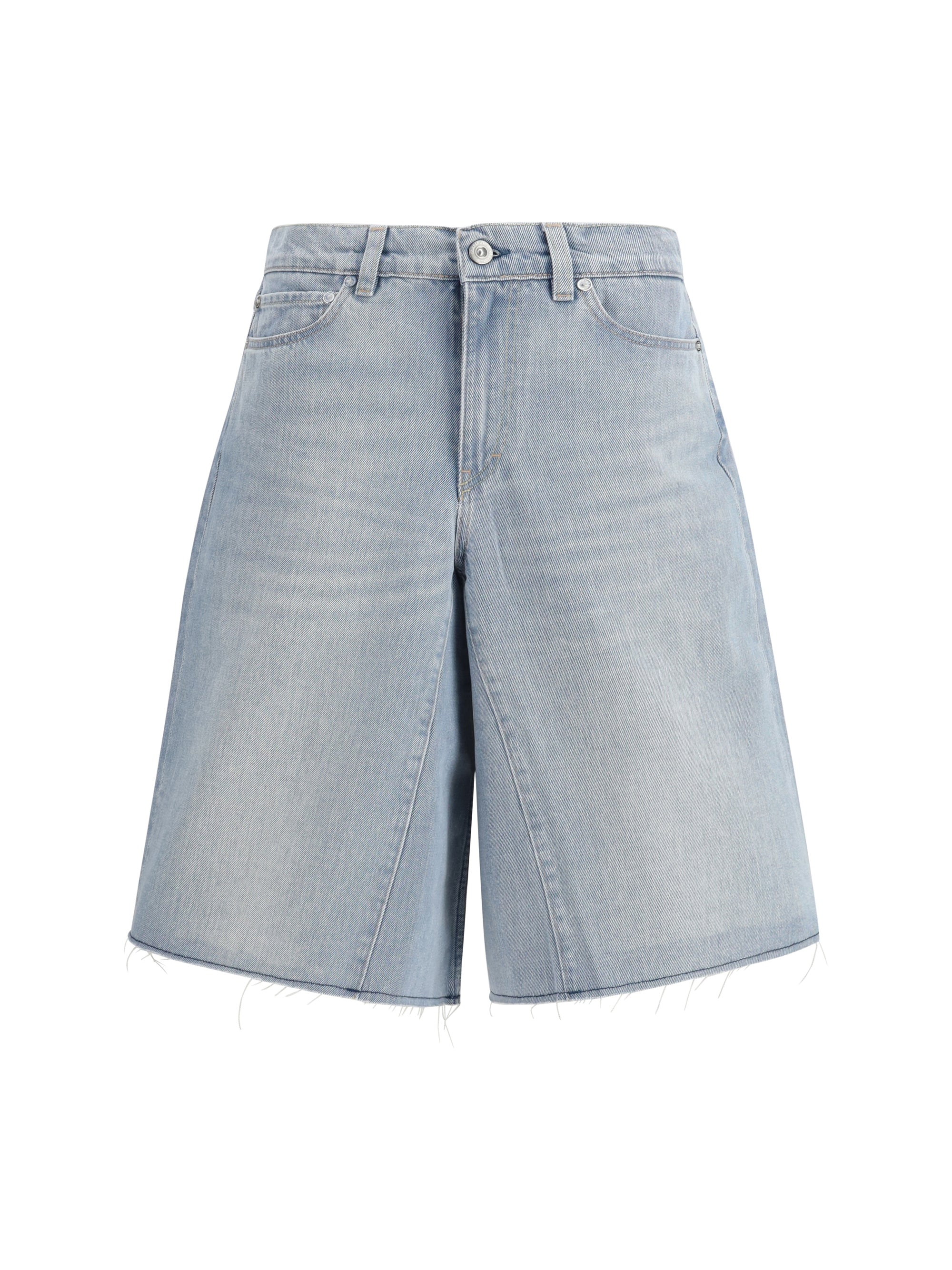 OUR LEGACY 34 midi shorts pale coast wash
