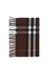 BURBERRY OS cashmere check scarf