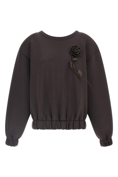 the giuseppe di morabito crew neck sweatshirt redefines the codes of casual clot