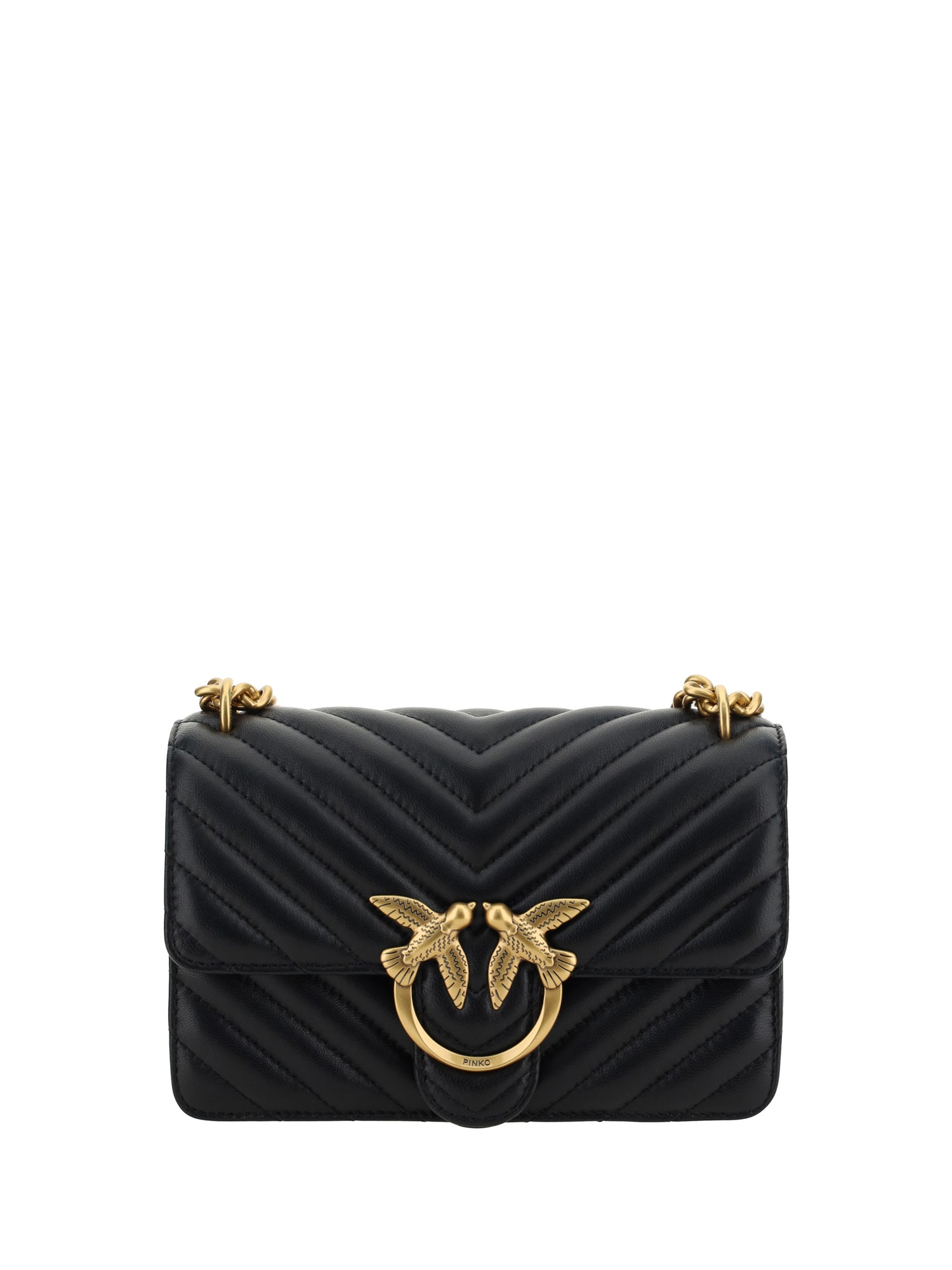 PINKO OS mini love shoulder bag