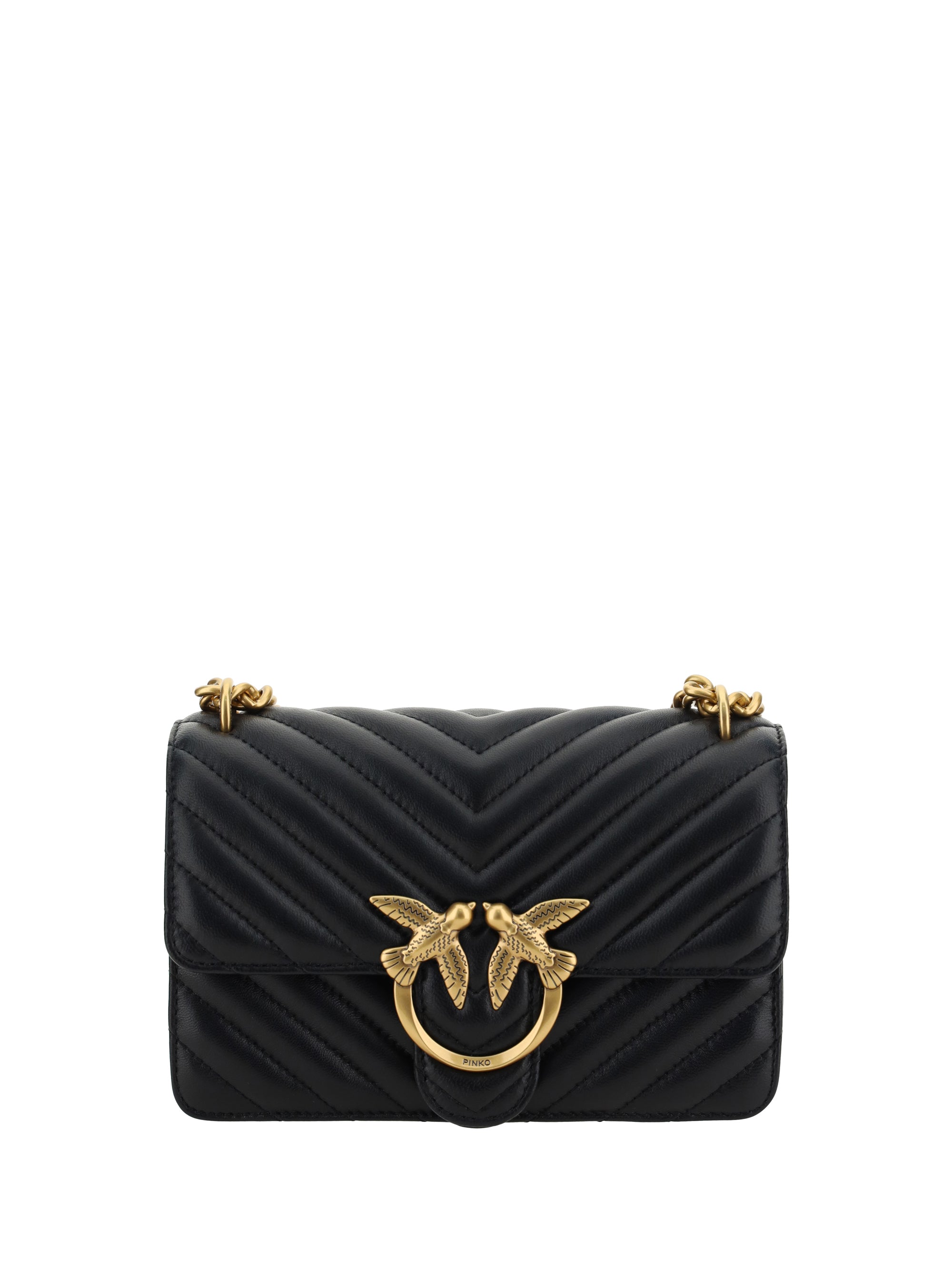 PINKO OS mini love shoulder bag