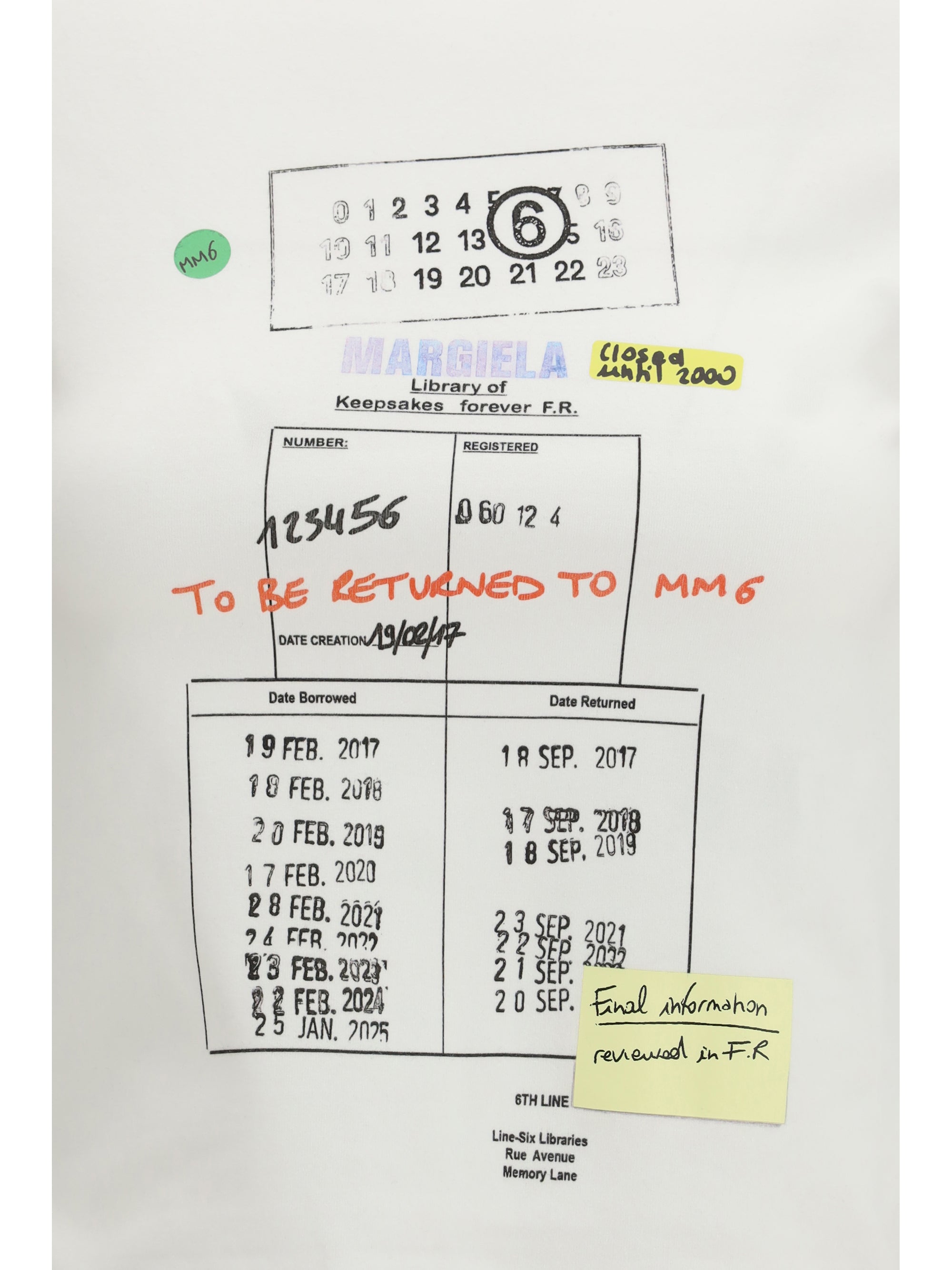 MM6 L cotton t-shirt