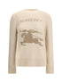BURBERRY L equestrian knight wool sweater