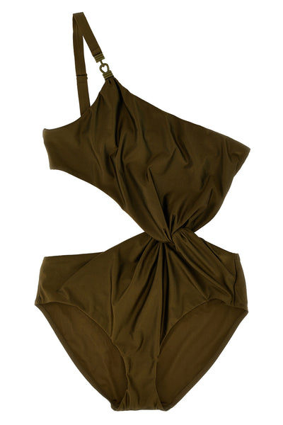 one wylie-piece swimsuit in stretch fabric