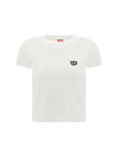 cotton t-shirt with the embroidered “wild tiger”