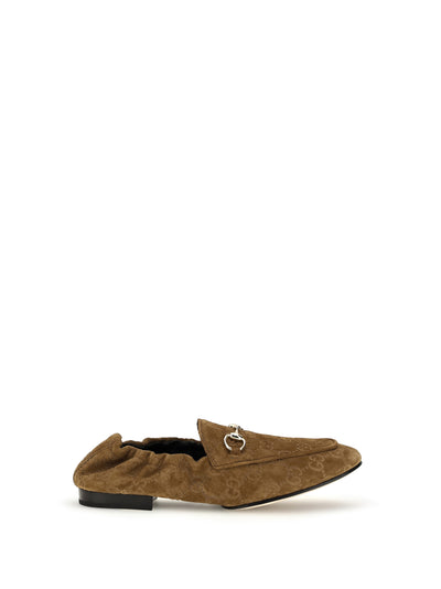 gg suede loafers