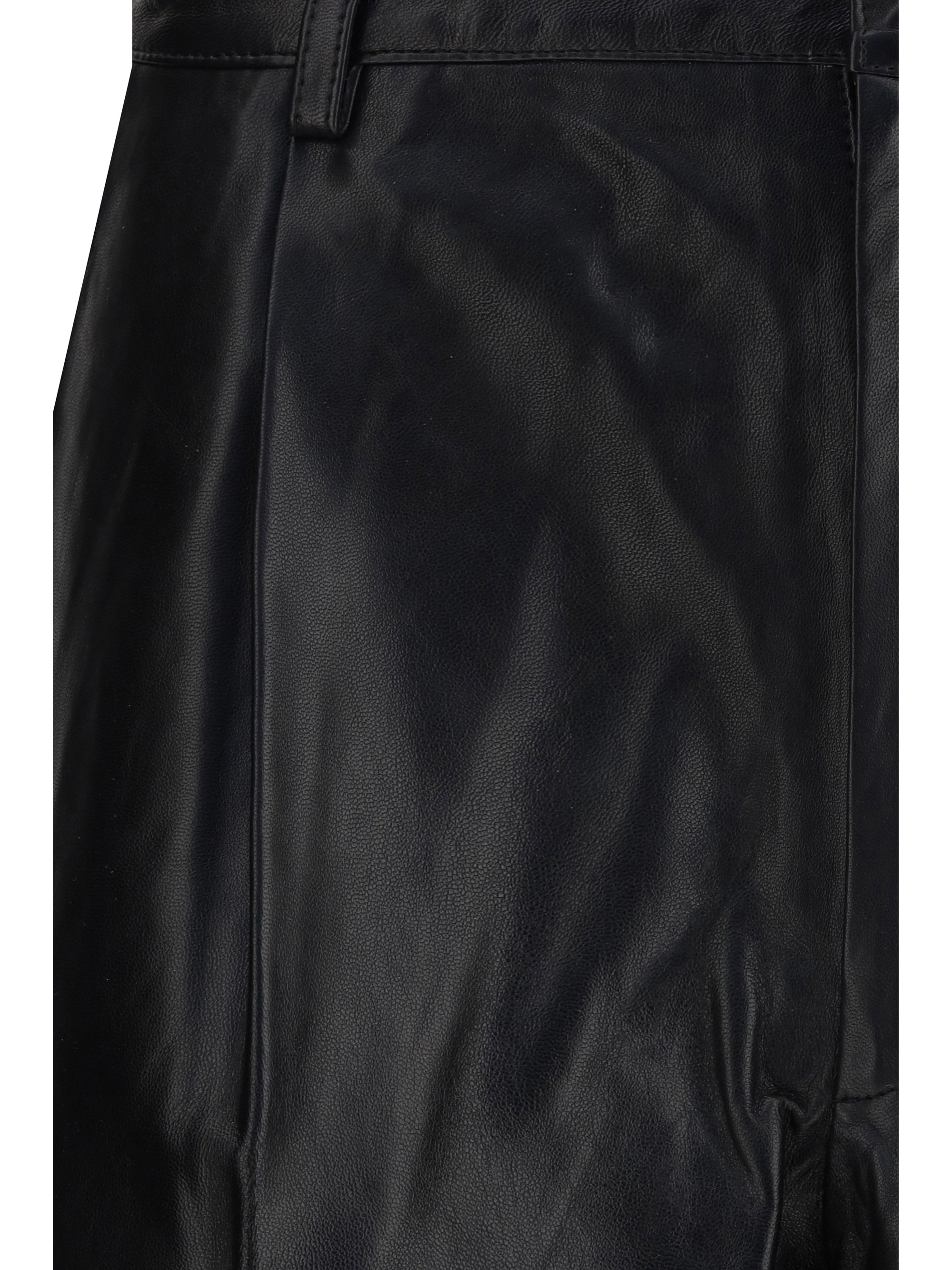 R13 27 leather shorts