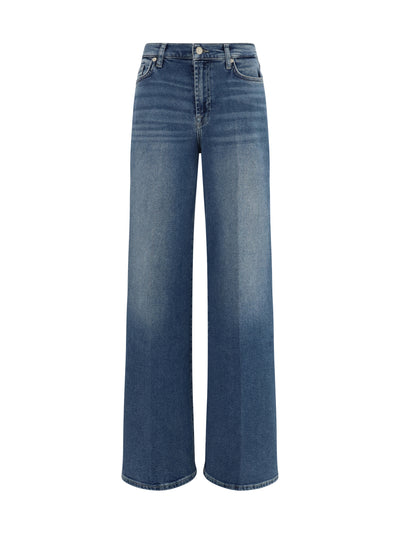 flared denim jeans