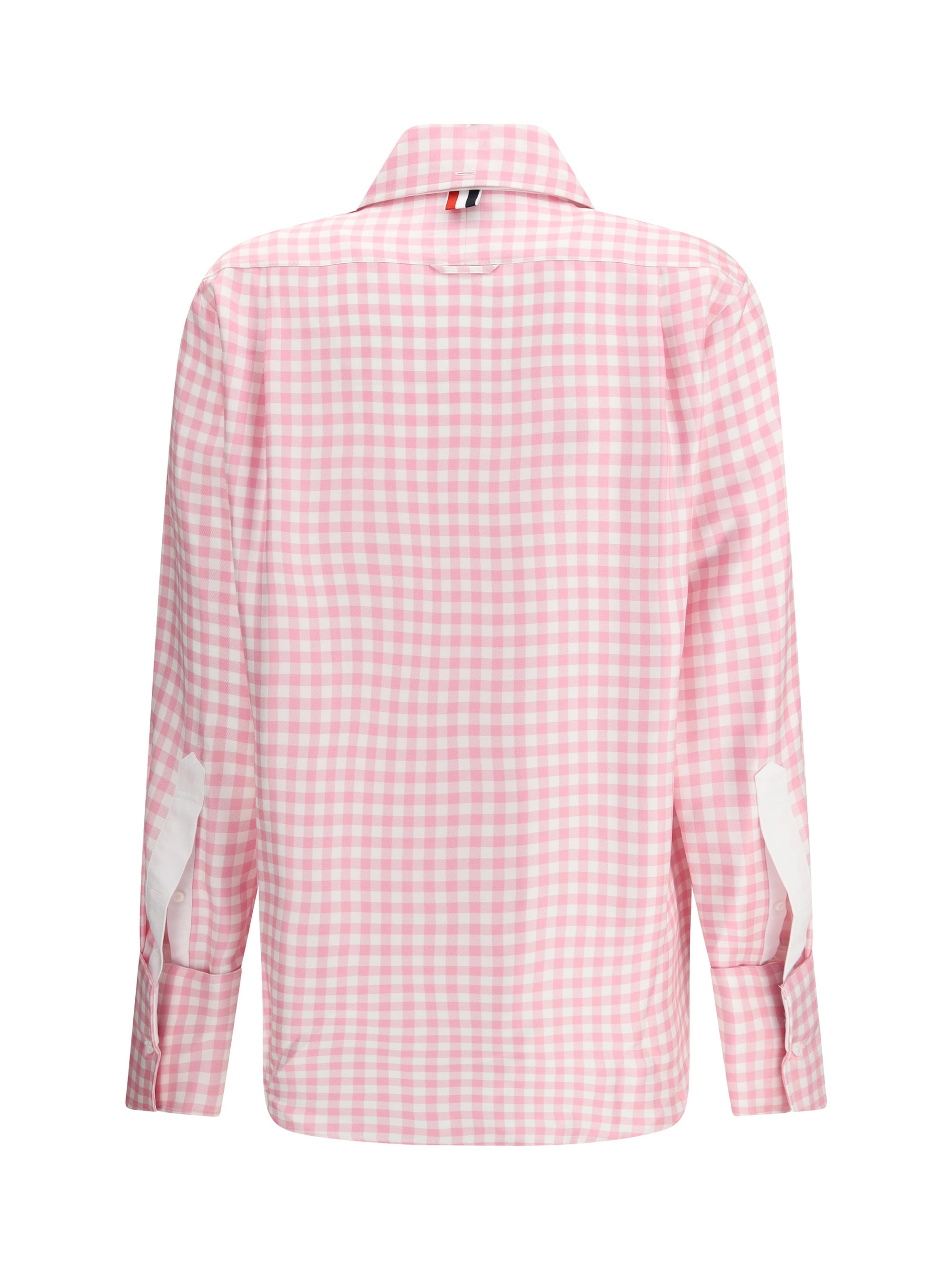 THOM BROWNE 40 checked silk shirt