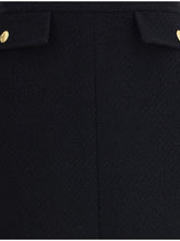 CHLOÉ 38 bouclé wool midi skirt