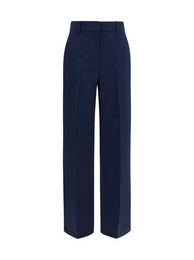 stretch wool palazzo pants