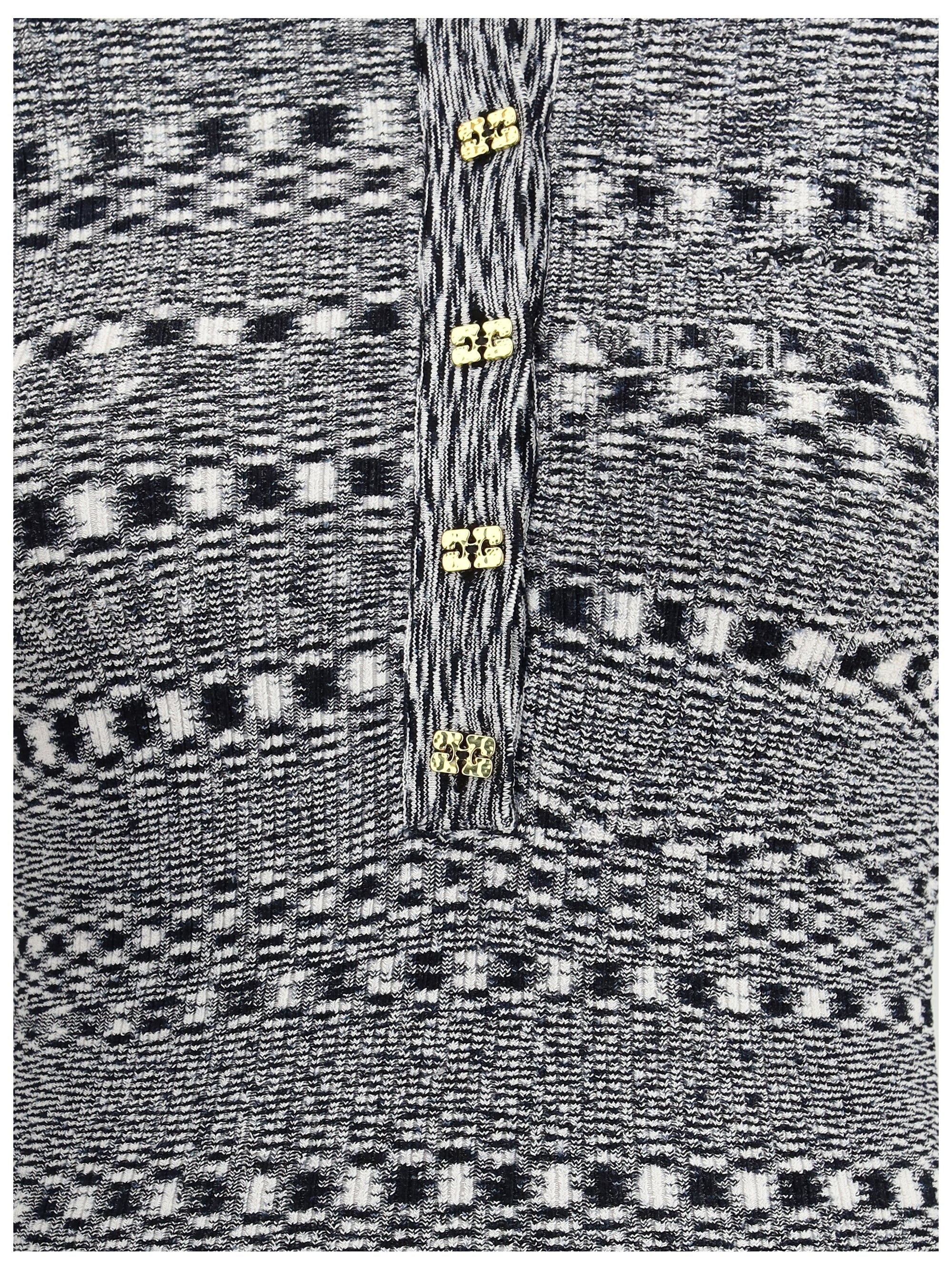 GANNI M space-dye polo