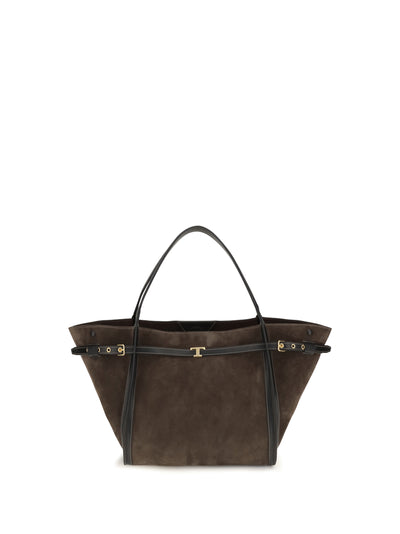 suede tote bag