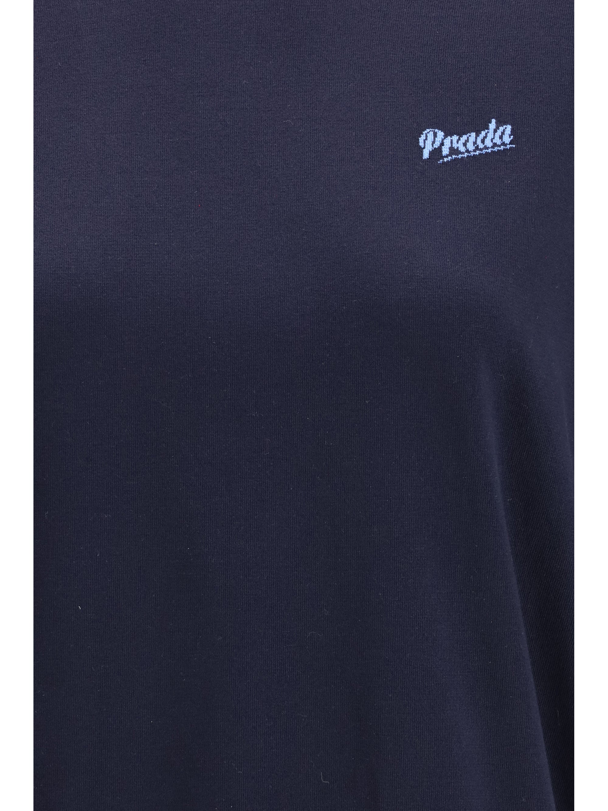 PRADA 38 silk crewneck sweater