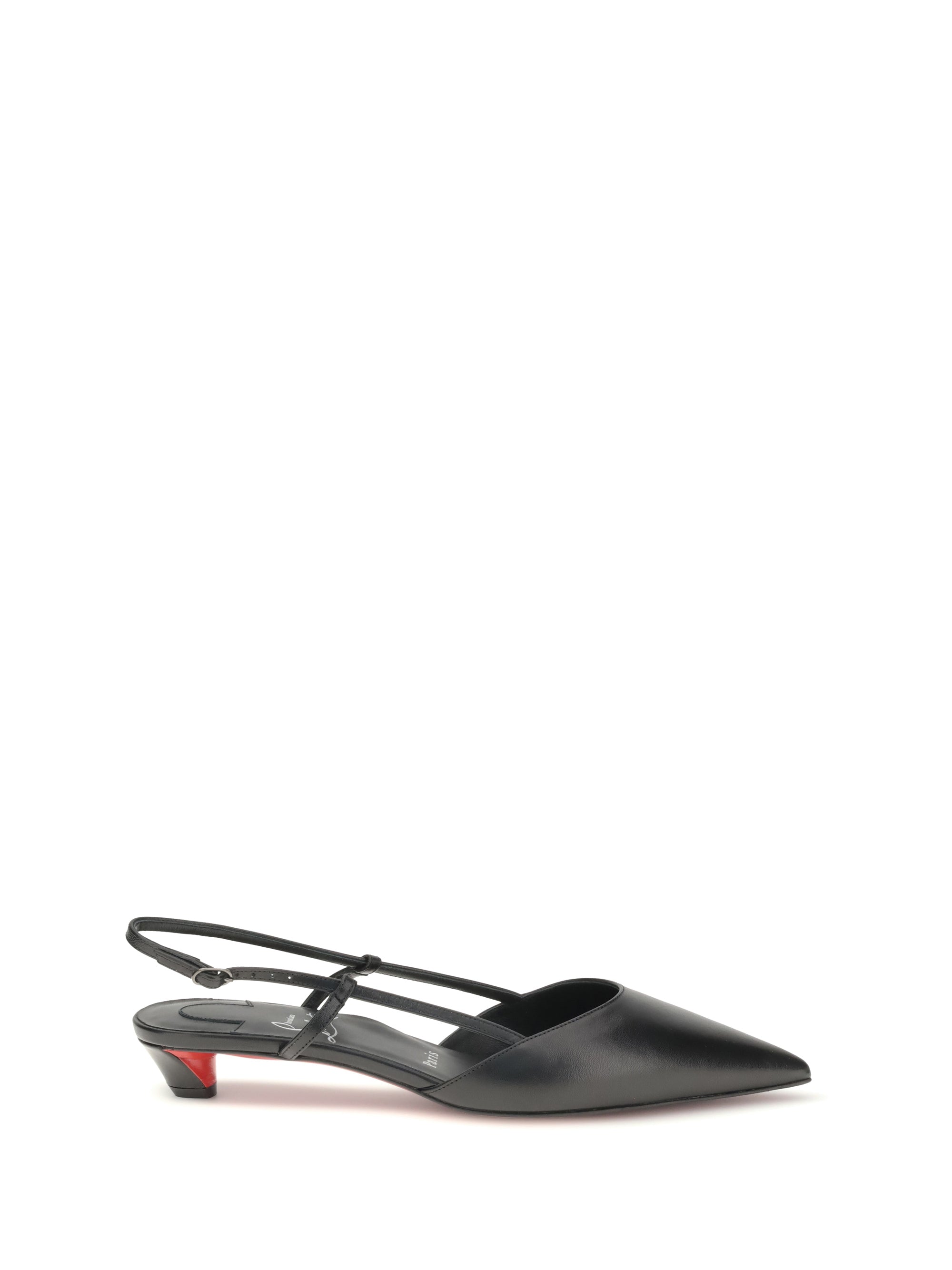 CHRISTIAN LOUBOUTIN 37 miss z slingback décolleté