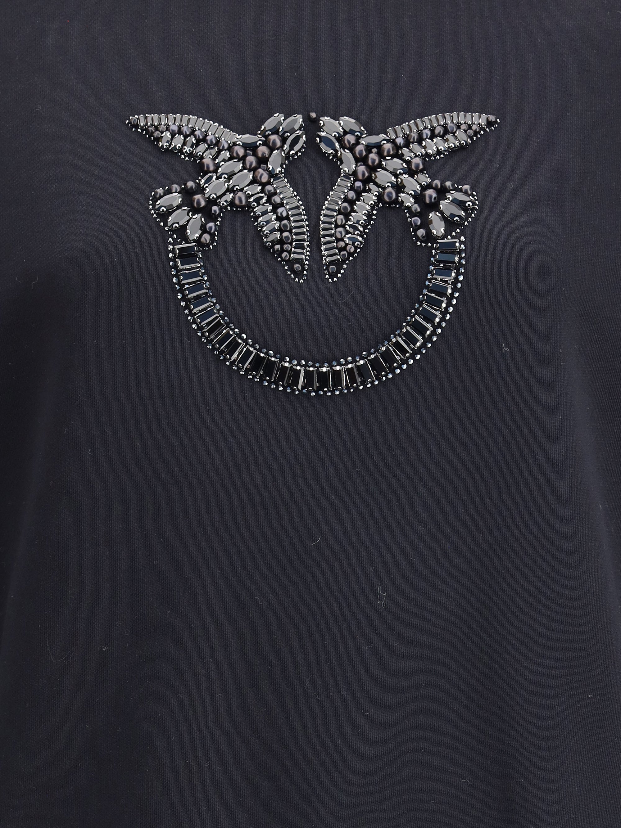 PINKO M embroidered logo sweatshirt