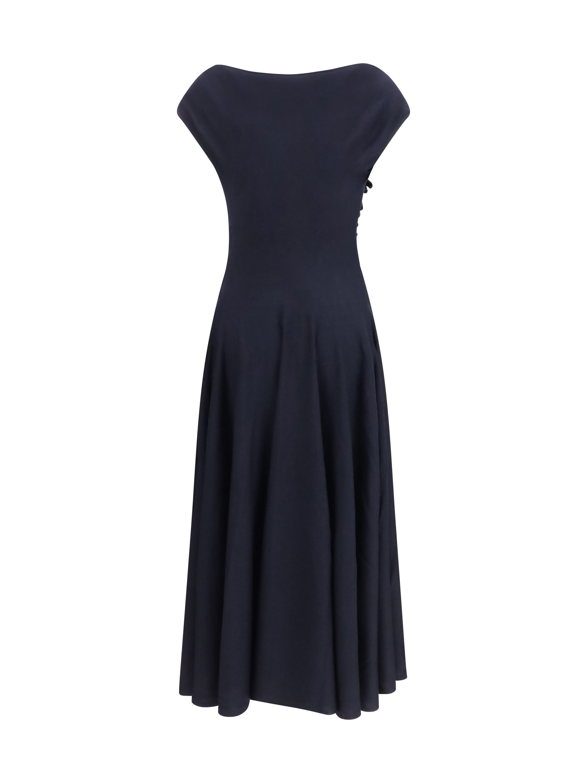 ALAIA 38 wool shaping dress