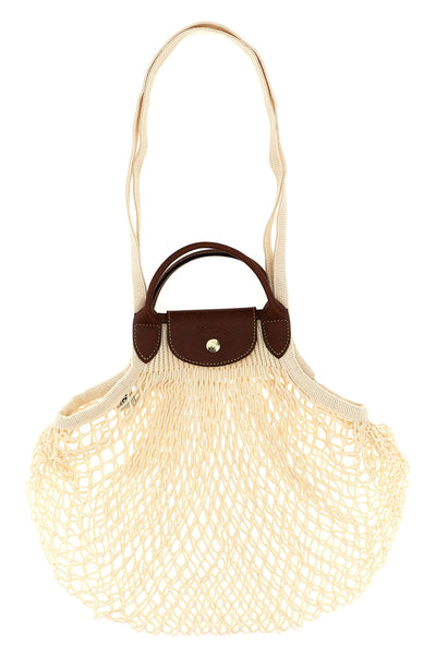 l le pliage filet cotton mesh shoulder bag