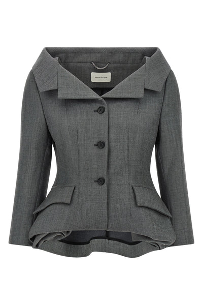 the magda butrym 02 blazer redefines contemporary tailoring through a sculptur