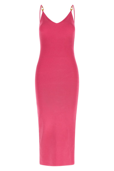 kint stretch ribbed knit dress