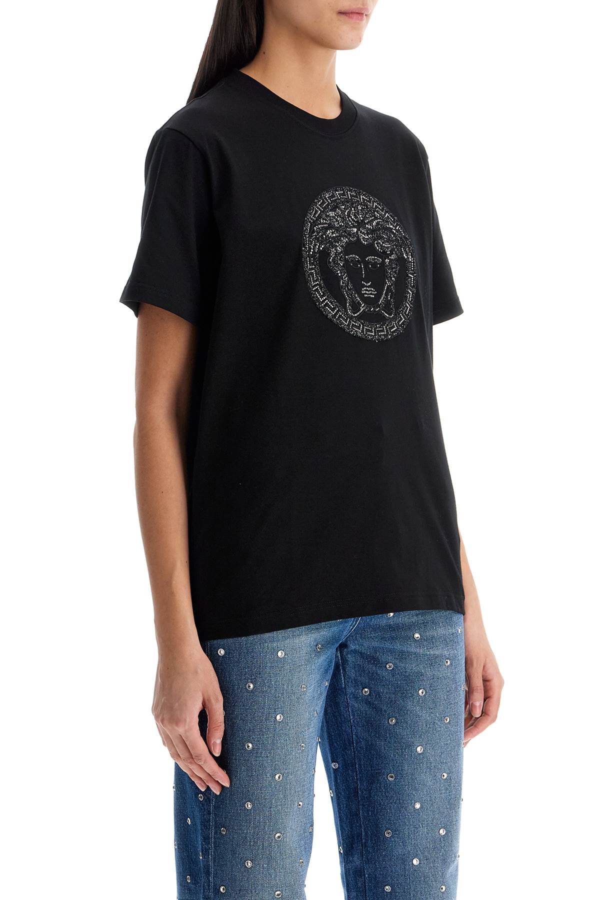 メデューサの刺繍Tシャツ