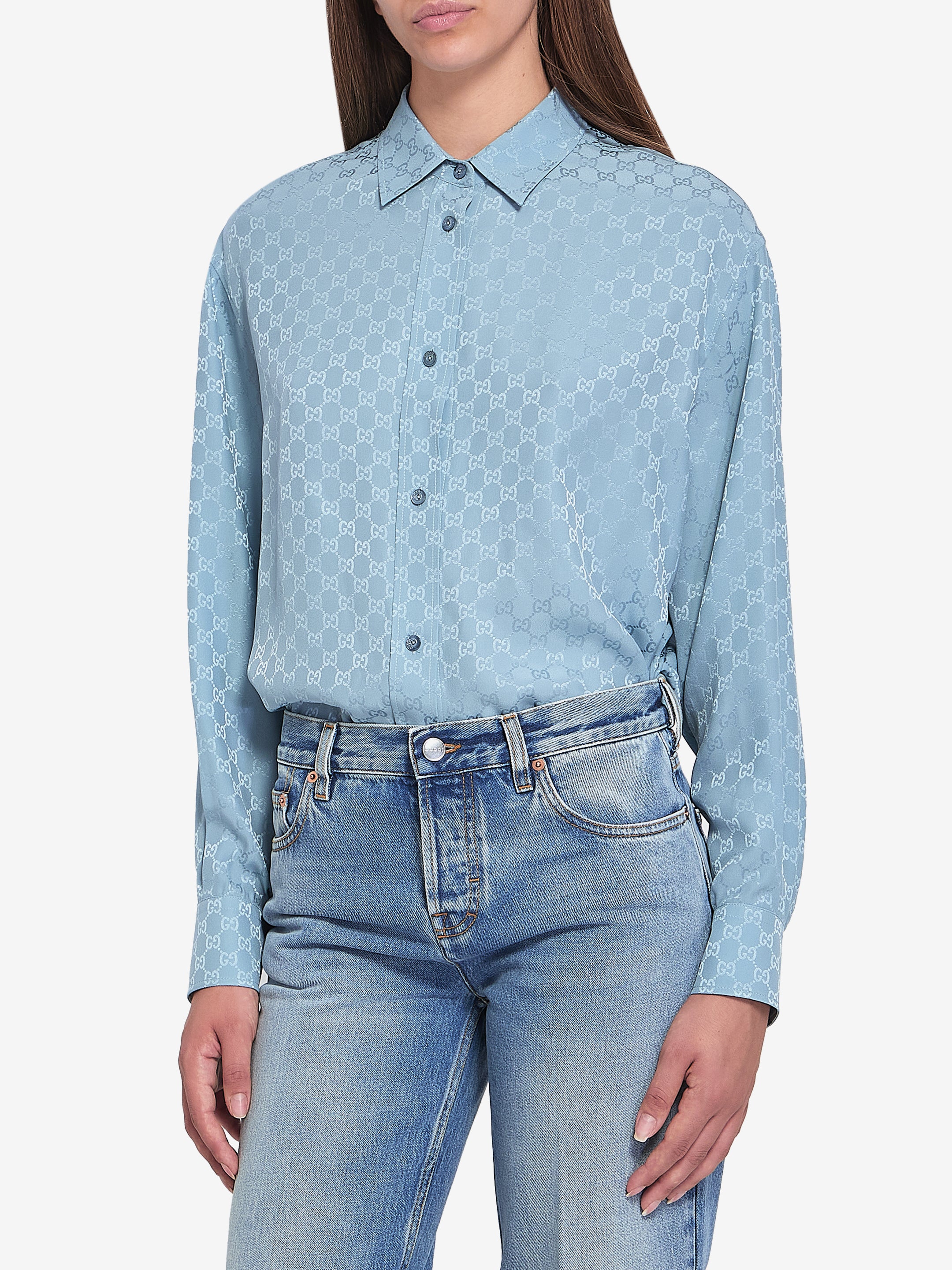 GUCCI 40 gg monogram shirt