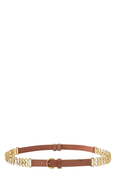 smooth leather belt