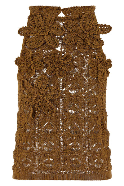nymphaea crochet cotton top