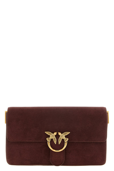 the pinko love one slouchy shoulder bag