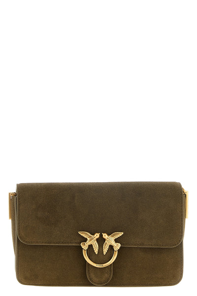 the classic size pinko love one slouchy shoulder bag redefines the codes of ev