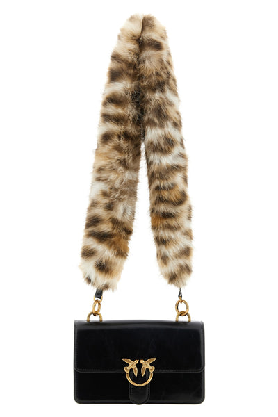 the pinko love one mini shoulder bag is distinguished by a structured silhouet