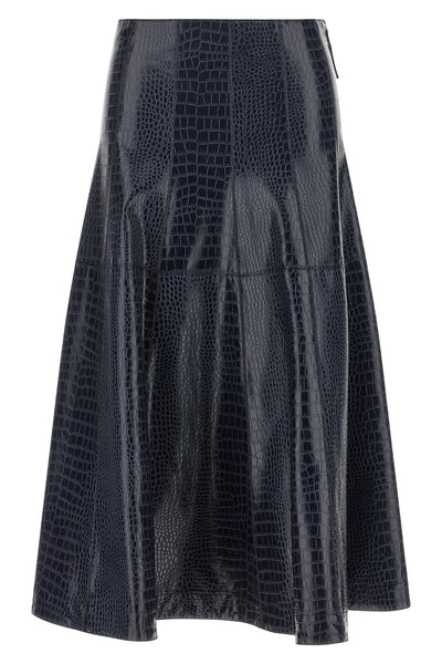 the pinko antinori midi skirt defines the silhouette through a precise sartori