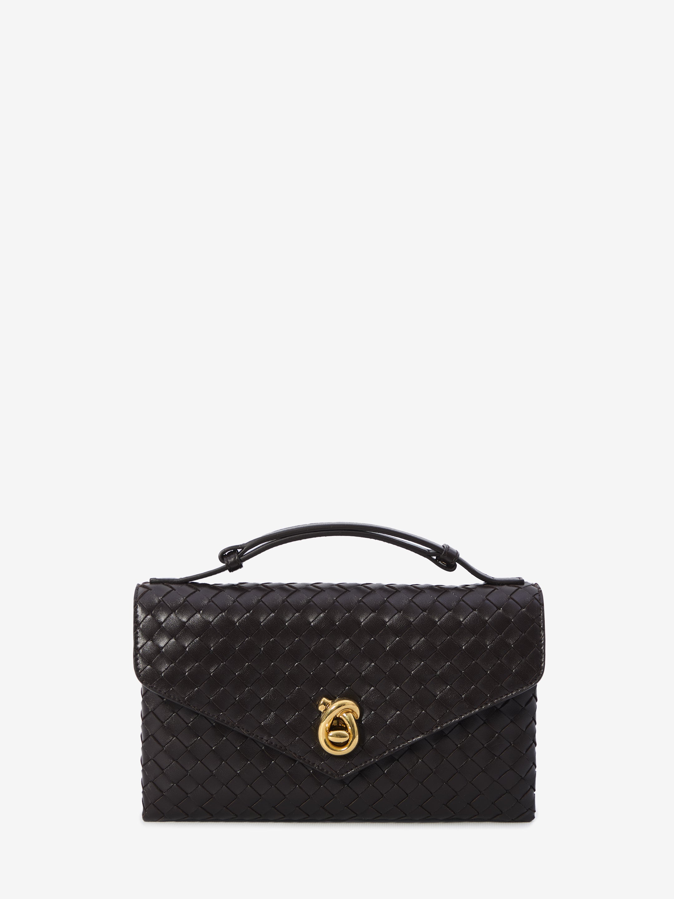 BOTTEGA VENETA OS knot lock bag fondant