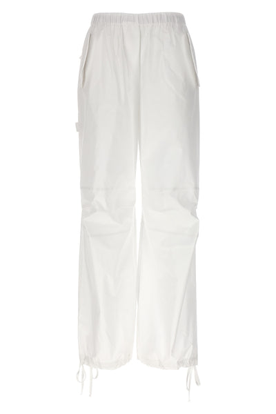 cargo trousers in cotton poplin
